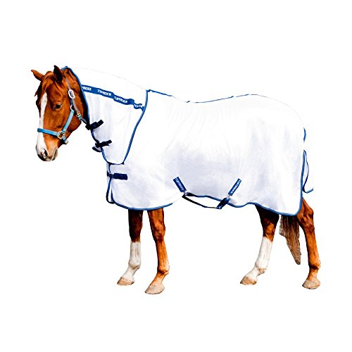 TuffRider Sport Mesh Combo Neck Fly Sheet - White - 78 - color: White, size: 78