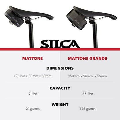 SILCA Mattone Bike Saddle Bag with BOA Closure - Standard .5 L