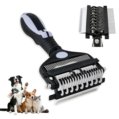 3-IN-1 Pet Deshedding and Grooming Brush Tool