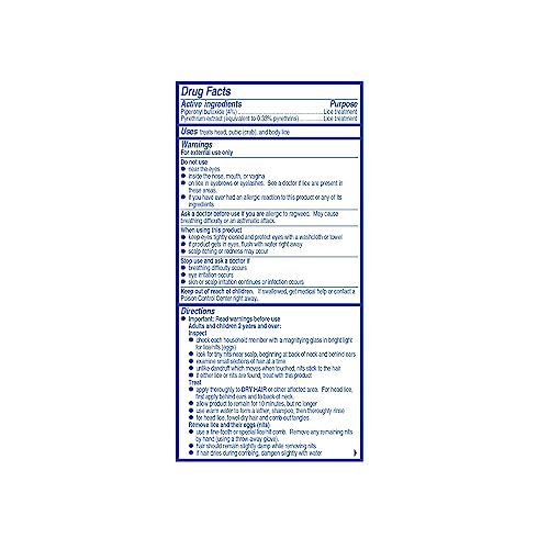 RID Lice Treatment Shampoo for Kids & Adults with Nit Comb, 2 Fl Oz | Permethrin Shampoo kills head lice and includes a nit comb for full removal; 2 fluid ounces - style: Shampoo