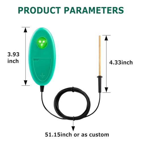 Electric Fence Tester with LED Indicator Lights for pulsed energizers, 2PC - style: 2 Pack