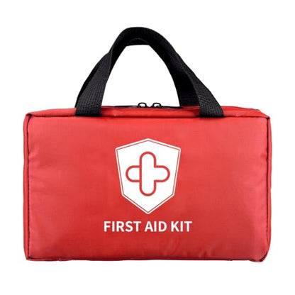 Kitgo First Aid Kit with Hospital Grade Medical Supplies, 220pcs Emergency Medical Trauma Kit, Gift for Dad Husband Great for Home, Outdoors, Office, Car, Travel, Camping, Hiking, Boating