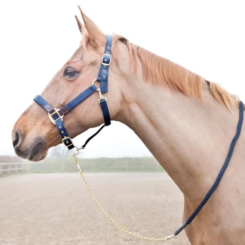Horze Holbrook Lead Rope - Peacoat Dark Blue - One Size
