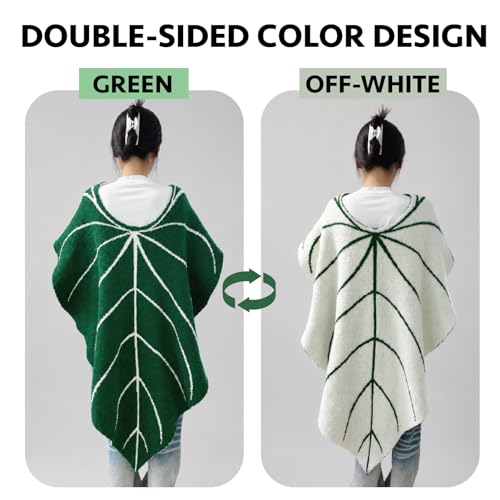 Leaf Sherpa Blanket Small – Soft Throw for Sofa & Bed - size: Small
