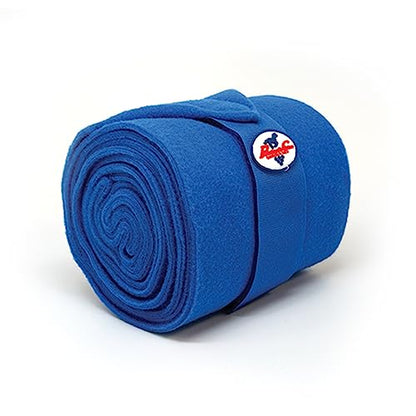 Professional's Choice Polo Wraps Double-Sided Fleece | Secure Hook and Loop Closure | Nine feet Long | Machine Washable - color: Royal Blue