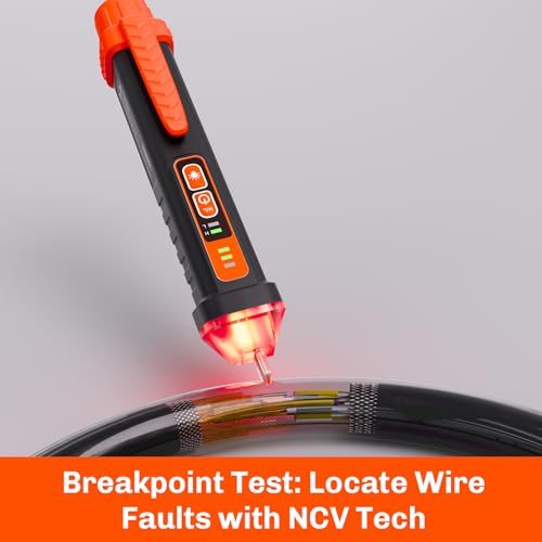 Non Contact Voltage Tester Pen, AC 12/48-1000V Electric Tester Pen