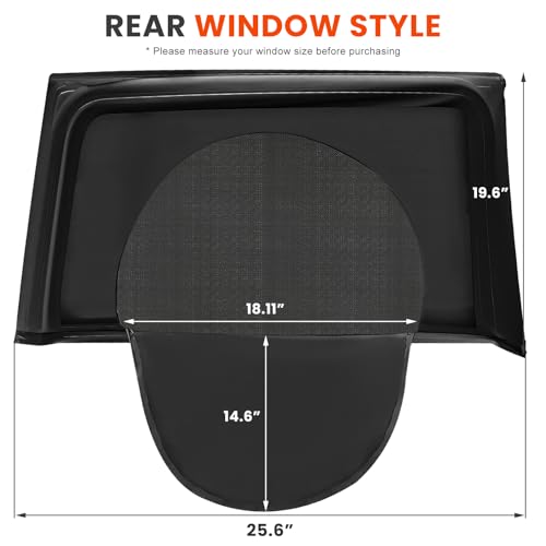Car Window Shades, Breathable Mesh Rear Side Window Screen Privacy Shade with Zipper, Stretchable Net Curtain Sun & Heat Protection Cover for Most Car Side Windows - color: Rear Window