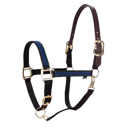 Equinavia Pegasus Adustable Breakaway Horse Halter - color: Blackwatch/Plaid, size: Warmblood