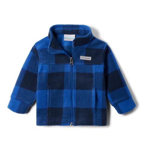 Columbia Kids Zing Iii Fleece - color: Mountain Blue Check, size: Large
