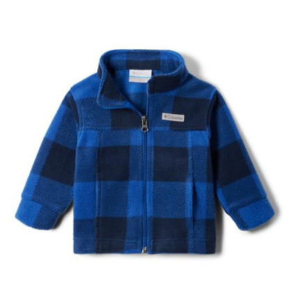 Columbia Kids Zing Iii Fleece - color: Mountain Blue Check, size: Large