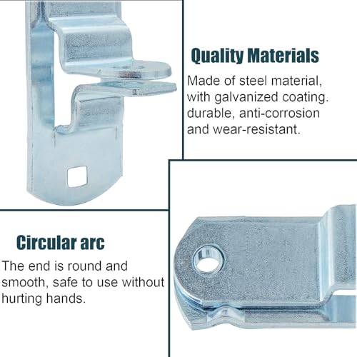 Fuoequl Trailer Hasp Bolt Kit for Trailer Cam Action Hasp - style: Cargo Trailer Door hasp