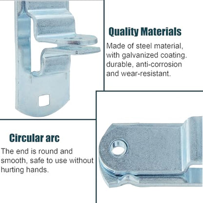 Fuoequl Trailer Hasp Bolt Kit for Trailer Cam Action Hasp - style: Cargo Trailer Door hasp