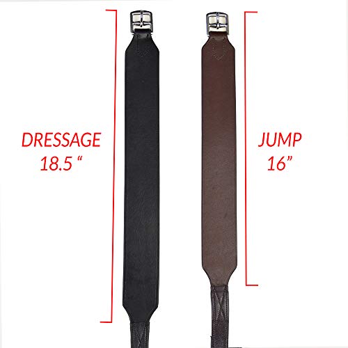 Total Saddle Fit Stability Stirrup Leathers Jump & Dressage Styles - Wide Body English Stirrup Leathers - size: 54" Dressage & Jump