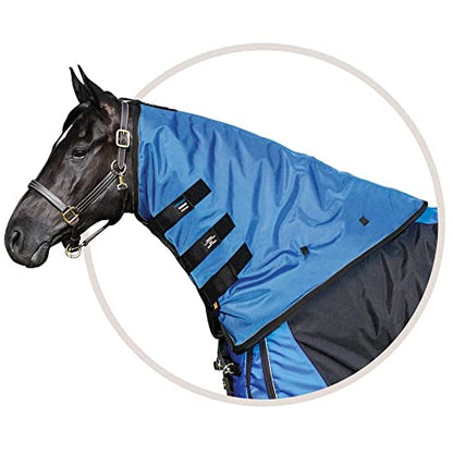Warrior VTEK Horse Turnout Blanket | Neck Cover for Horses | Wither Relief | Horse Blankets for Winter Waterproof | Breathable Horse Blankets