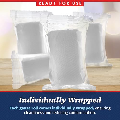 Gauze Bandage Rolls - (36 Pack) 2 in x 4.1 Yards Per Roll of Medical Grade Gauze Bandage and Stretch Wrapping for Dressing All Types of Wounds and First Aid Kit by MEDca, (2-Inch, 36 Pcs)
