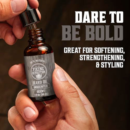 Viking Revolution Ultimate Beard Kit - Classic, 5 Pcs with Metal Box - size: 5 Piece Set