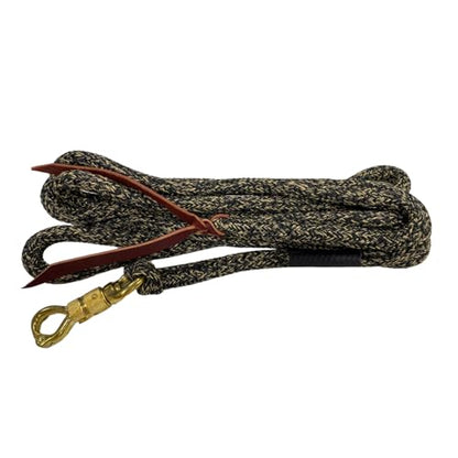 PARELLI 12 Foot Training Rope - Strong Everyday Use All-Purpose Horse Lead Rope with Loop & Latigo Popper | 9/16" Diameter Smooth Yachting Braid, Vaquero - color: Vaquero