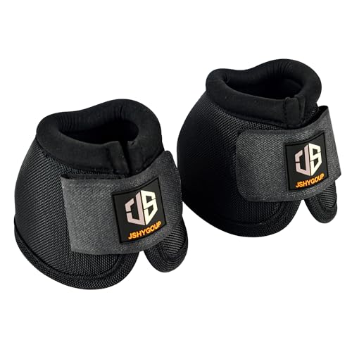 Bell Boots for Horses Horse Equine Overreach Ballistic Bell Boots - size: Large