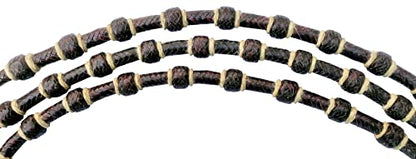 Chestnut/Burgundy/Maroon Raw Hide Hand Made Rope Matching Knots Raw Hide Leather Horse Tack Hand-Braided Romal Romel Reins Ranch Rope/Rope Reins-8.5 Ft, 52' Romel
