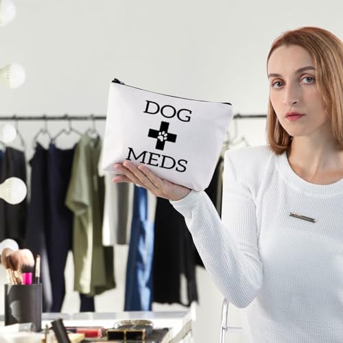 G2TUP Dog Medicine Bag - Vet Tech Gifts, Dog Essentials Storage for Travel, Camping, Car Emergency - color: Dog Meds