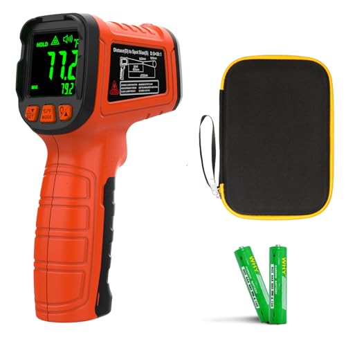 58°F to 1796°F Infrared Thermometer Gun,Professional 50:1 - color: Orange/-58°F to 1796°F