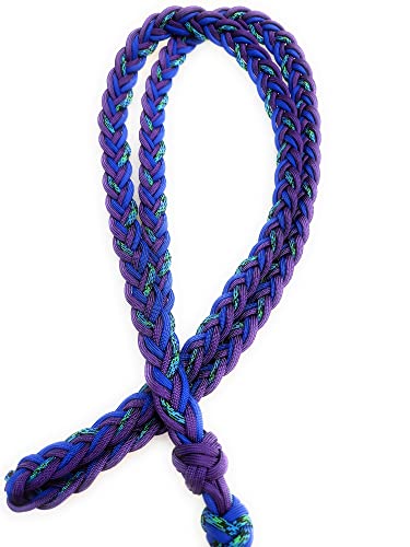 Bridleless Neck Rope Liberty KatzHorseWear Horse Tack Equestrian Gift Braided Blue/Purple | Ride Free, Ride Connected to your horse with soft paracord
