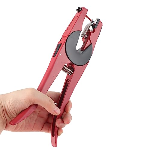 Animal Ear Tag Plier Tool for Livestock Cows Red