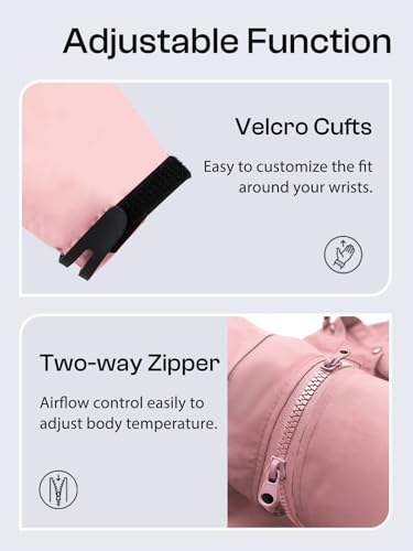 Womens Waterproof Rain jacket Lightweight Raincoat with Removable Hood - color: Pink02, size: Medium