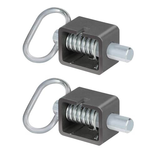 Spring Latch Lock, Weld-On Spring Latch Assembly, Trailer Gate Latch (Pack of 2)