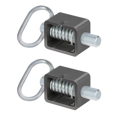 Spring Latch Lock, Weld-On Spring Latch Assembly, Trailer Gate Latch (Pack of 2)