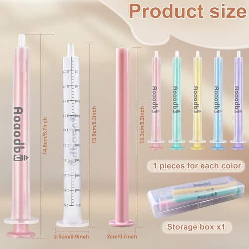 Baby Medicine Dispenser 10ML Syringe For Children,10ML Oral Syringes, Liquid Plastic Syringe Without Needle,Leak proof Dosing Tools,5 Uniquely Colour Syringes - 10 Pack - size: 10ML-10 Pack