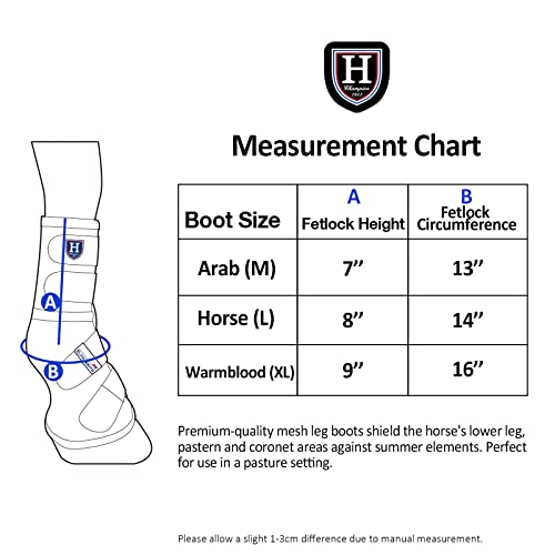 Harrison Howard Horse Leg Guard Stomp Reduction Hook and Loop Closures Rubbing Prevention - color: Magenta, size: Arab Medium (Pack of 4)