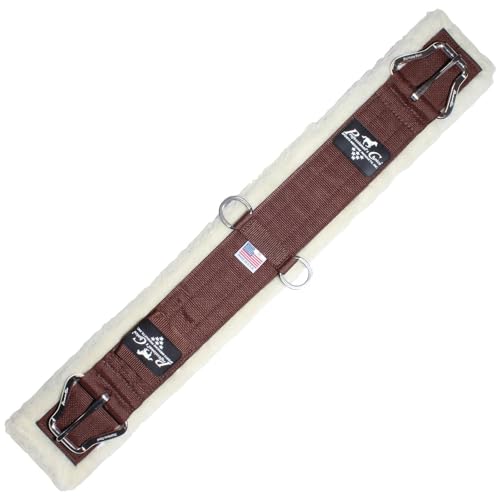 Professional's Choice SMX Comfort-Fit Western Merino Wool Cinch - color: Chocolate, size: 30"