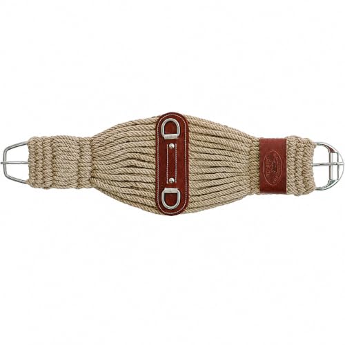 Horse Western 26 Strand Double Weave Two-Tone Mohair Roper Cinch 97143