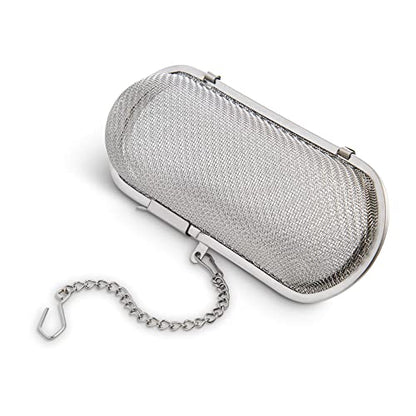 HIC Kitchen Herb Infuser Pod, 18/8 Stainless Steel Mesh, For Herbs, Spices, and Loose Teas - color: Infuser Pod, size: Single