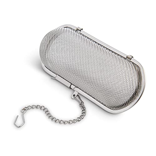 HIC Kitchen Herb Infuser Pod, 18/8 Stainless Steel Mesh, For Herbs, Spices, and Loose Teas - color: Infuser Pod, size: Single
