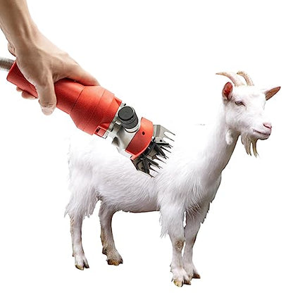 1200W Electric Sheep Shears, 2800R/Min Farm Livestock Shearing Machine Animals Grooming Haircut Trimmer Soft Shaft Wool Scissors Adjustable Tightness for Sheep Alpacas Goats, Farm Livestock - style: 1200W Shear