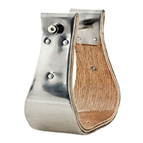 HILASON Horse Bell Stirrups Bound Stainless Steel - size: 3"