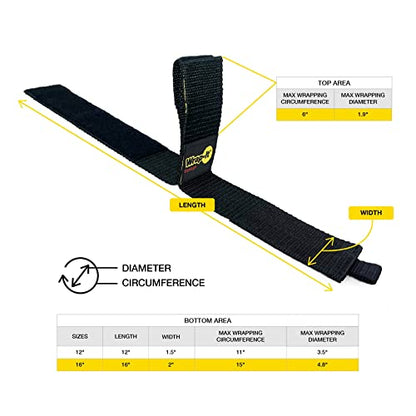 Twin-Straps by Wrap-It Storage - 16" (6-Pack) - size: 16" (6 Pack)