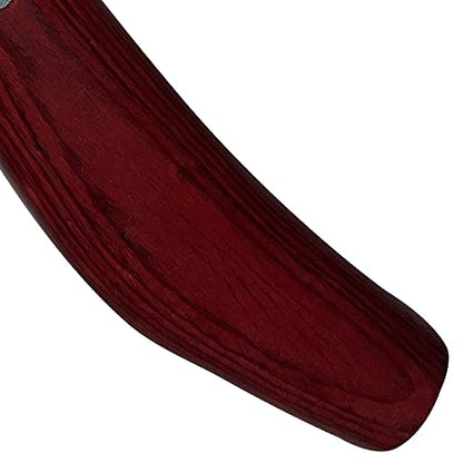 LeCzar Red-Handled Long Blade Hoof Knife with Rhino Hook for Right-Handed Use