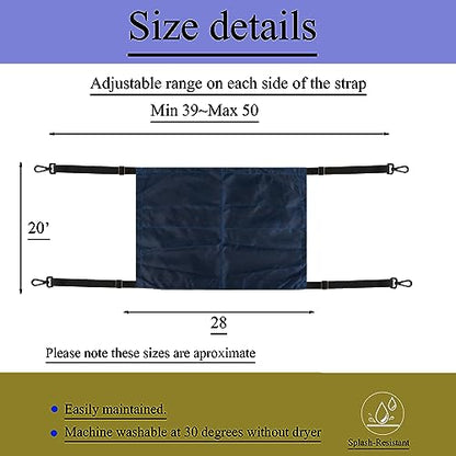 Horse Stall Guard with Swivel Snap Hook,Horse Stall Aisle Guard Fence with Ajustable Straps Strong Metal Push Gate Clip Equestrian Products - color: Blue