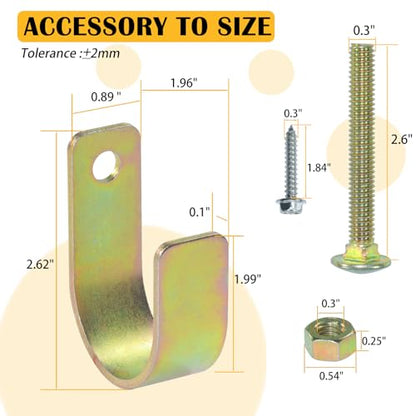 S16100300 Heavy Duty Two Way Gate Latch 1-5/8" to 2" Diameter, Blue - color: 1XS16100300