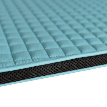 WeatherBeeta Prime Air-Tec Jump Shaped Saddle Pad - color: Light Aqua, size: Large
