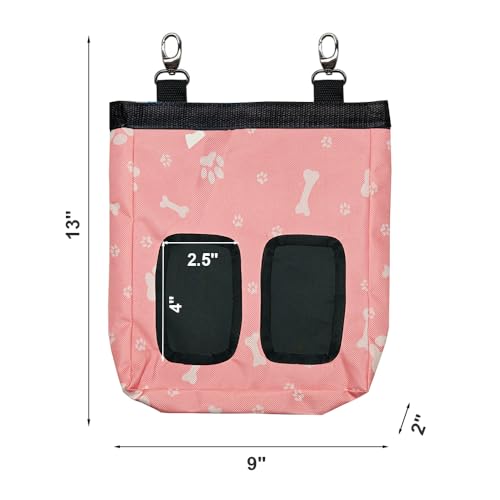 RIOUSSI Guinea Pig Hay Feeder, Hanging Rabbit Hay Feeder Bag. PinkBones - color: Pinkbones
