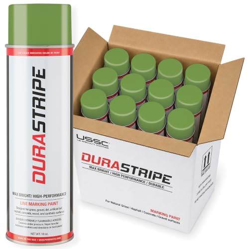 Athletic Field Marking Paint (Green) 12-18oz Cans Per Case - color: Green