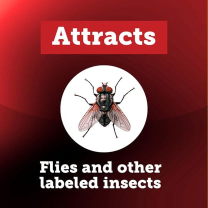 Starbar Fly Trap Attractant Refills, 8 Water-Soluble Pods for Fly Traps