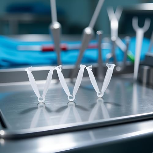 Disposable Umbilical Cord Clamps, 20-Pack, Medical-Grade Pet Birth Tool, Small Animal Veterinary Supplies