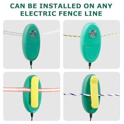 Electric Fence Tester with LED Indicator Lights for pulsed energizers, 2PC - style: 2 Pack