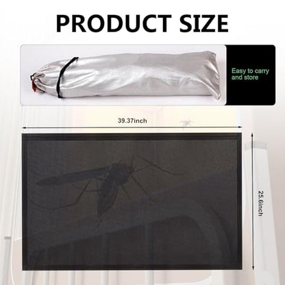 Magnetic Car Sunroof Sun Shade, Auto Sunroof Cover, Breathable Mesh Window Screen Covers for Camping, UV Protection Screen for Moonroof and Side Window, Car Camping Accessories