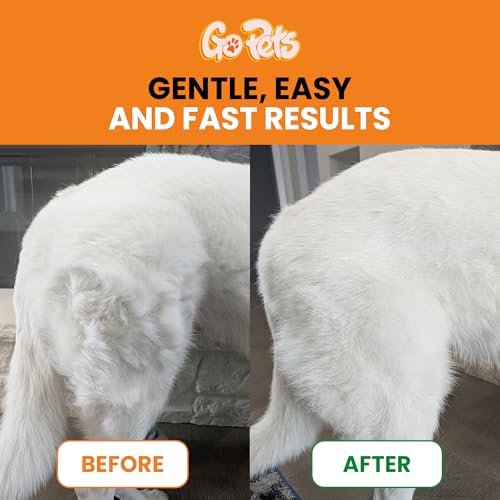 GoPets Self-Cleaning Slicker Brush for Dogs & Cats, Deshedding & Dematting - style: Slicker Dematting Comb